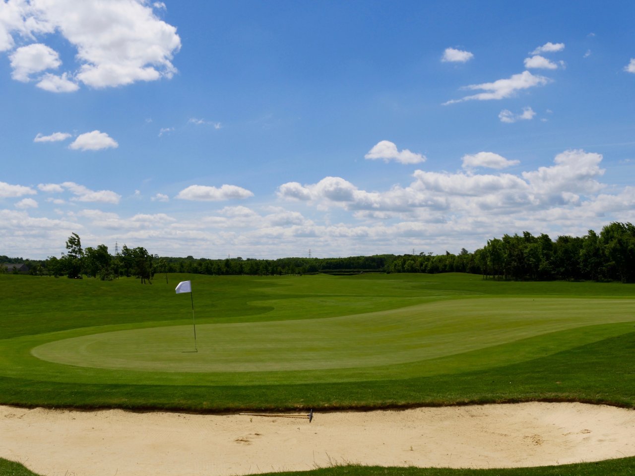 Some holes feature a tricky green that will test your putting skills to the limit.